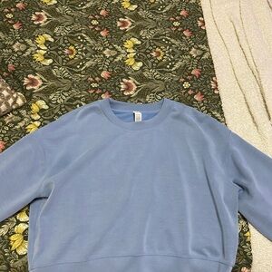 Lululemon Athletica Sky Blue Crewneck Top